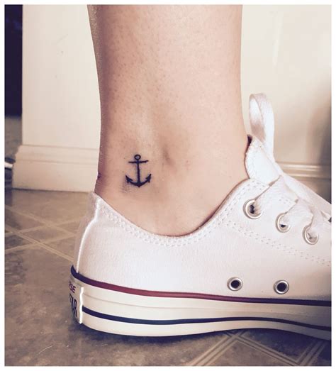 anchor tattoo on the ankle|anchor tattoos.